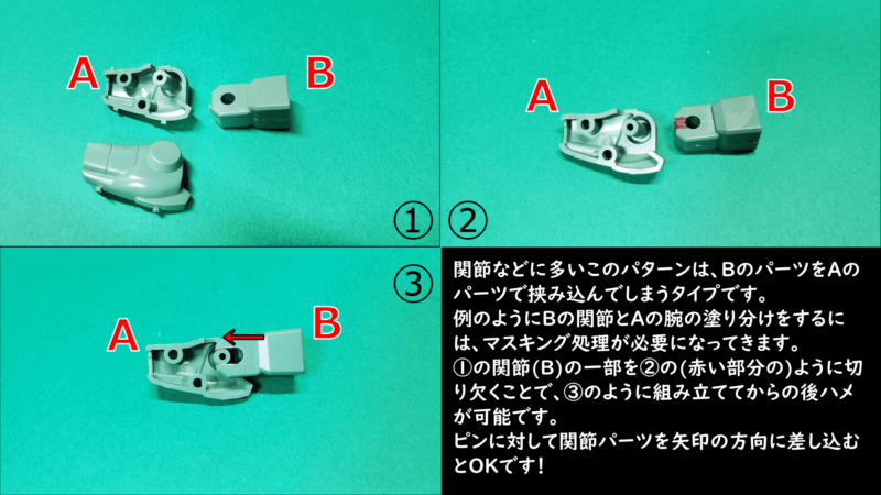 ガンプラ初心者向け 後ハメ加工の代表的な４つの方法 画像つき Akidougreadmodeling