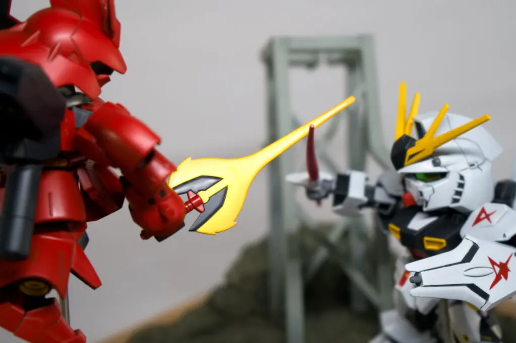 ガンプラを使ったジオラマです