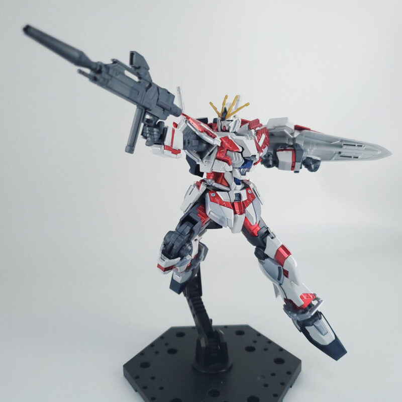 製作代行依頼 HGUC 1/144 ナラティブガンダムC装備 チタニウムフィニッシュ 限定モデル 完成品