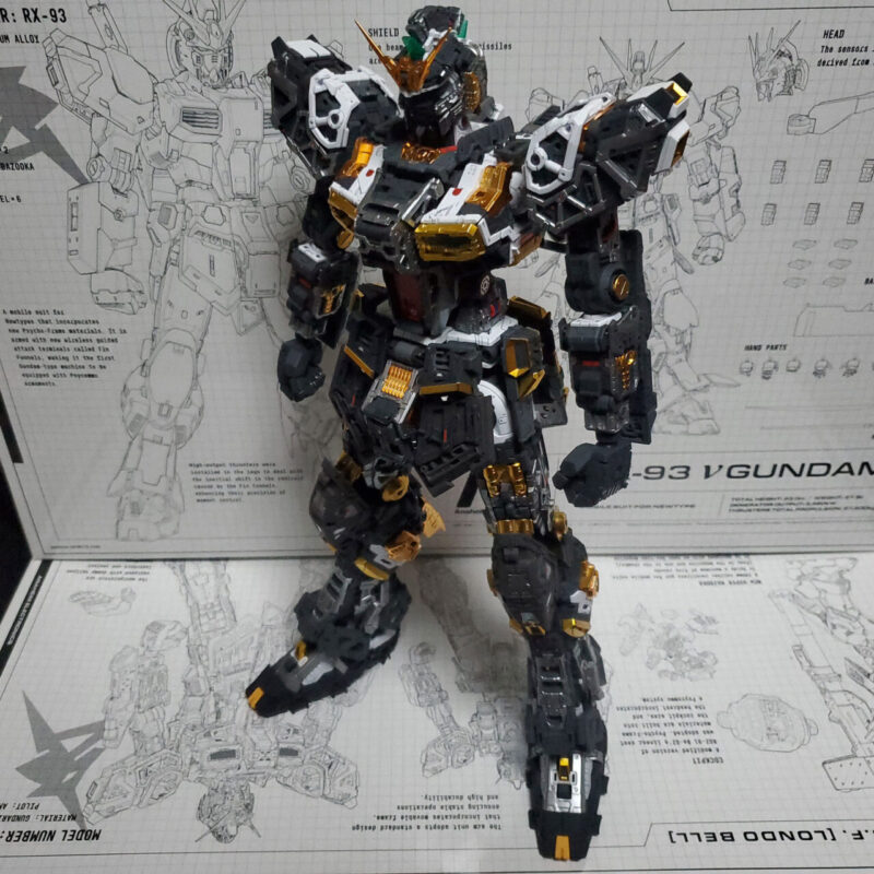 製作代行 BANDAI PGU 1/60 ニューガンダム 成型色仕上げ